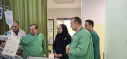 بازدید دکتر جواد نظری رییس دانشگاه علوم پزشکی اراک از اورژانس پرتوی، سوانح و سوختگی در شب چهارشنبه آخر سال