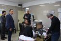 بازدید رییس دانشگاه علوم پزشکی اراک از بخش اورژانس بیمارستان امیرکبیر