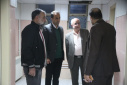 بازدید مسئولان دانشگاه از خوابگاه امام رضا(ع) به مناسبت روز دانشجو