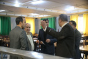 بازدید رئیس دانشگاه علوم پزشکی اراک از سالن غذاخوری دانشجویان مجتمع پیامبر اعظم(ص)