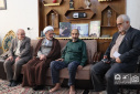 دیدار مسئولان دانشگاه علوم پزشکی اراک با پدر شهید والامقام حمید مظاهری