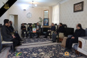 دیدار رییس دانشگاه علوم پزشکی استان مرکزی با خانواده شهیده پرستار عاطفه سهرابی در خمین