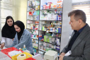 بازدید جانشین رئیس دانشگاه علوم پزشکی اراک در ستاد نوروزی از حوزه سلامت شهرستان شازند