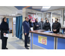 بازدید جانشین رئیس دانشگاه علوم پزشکی اراک در ستاد نوروزی از بیمارستان امام خمینی(ره) محلات