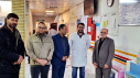 بازدید مسئول ستاد نوروزی دانشگاه علوم پزشکی اراک از بیمارستان امام علی(ع) کمیجان