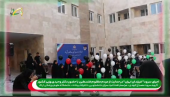 اجرای سرود "فرزندان ایران" در حمایت از مردم مظلوم فلسطین در افتتاحیه سرای دانشجویی دخترانه ریحانه