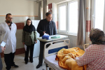 بررسی روند ارائه خدمات بهداشتی و درمانی در کمیجان؛ دکتر علیمحمدی از بخش‌های مختلف بیمارستان امام علی(ع) بازدید کرد