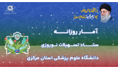 آمار روزانه ستاد تسهیلات نوروزی دانشگاه علوم پزشکی استان مرکزی (شنبه هشتم فروردین ماه ۱۴۰۵)